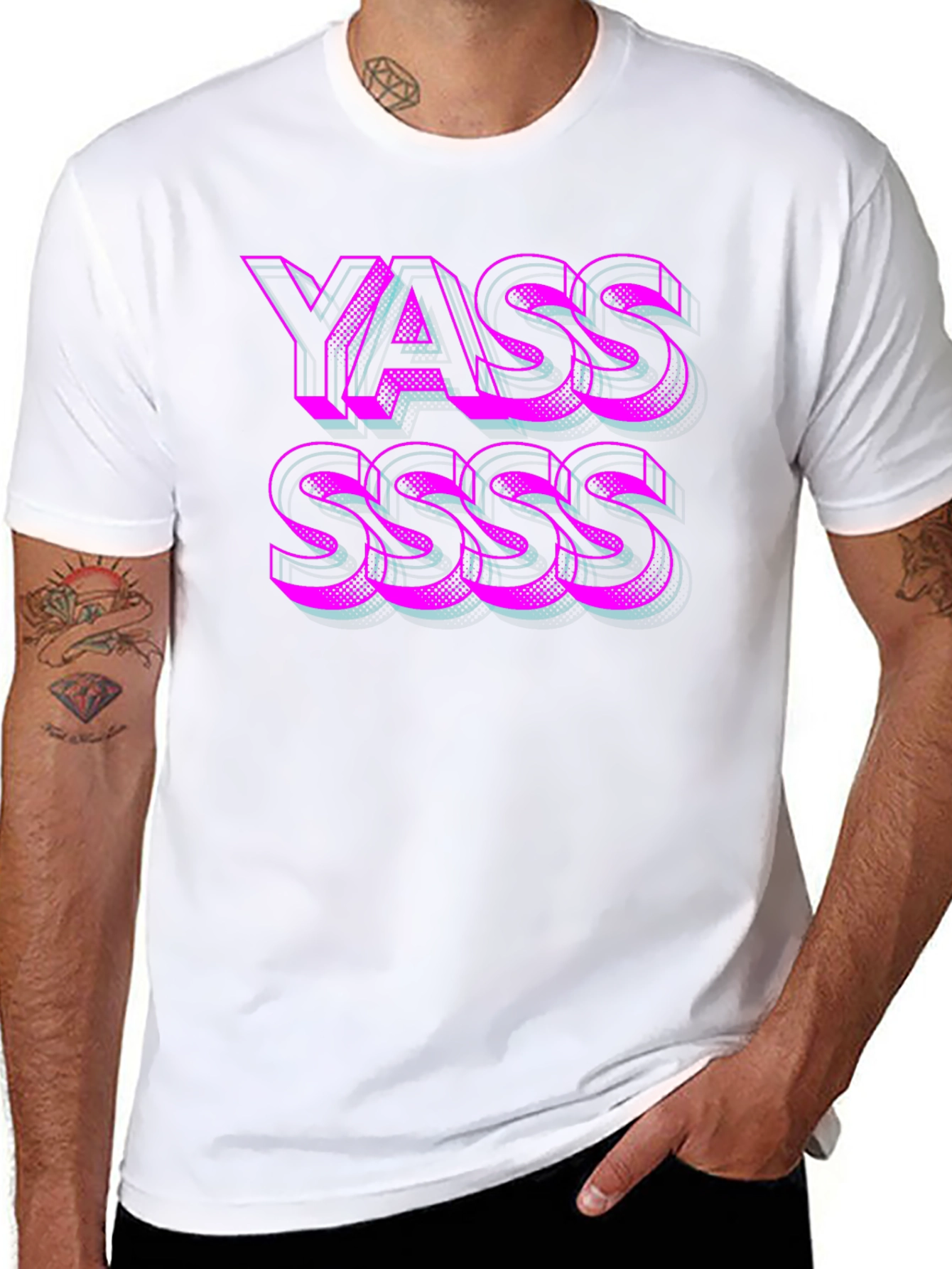 Yasss T-Shirt - Bold Statement Tee