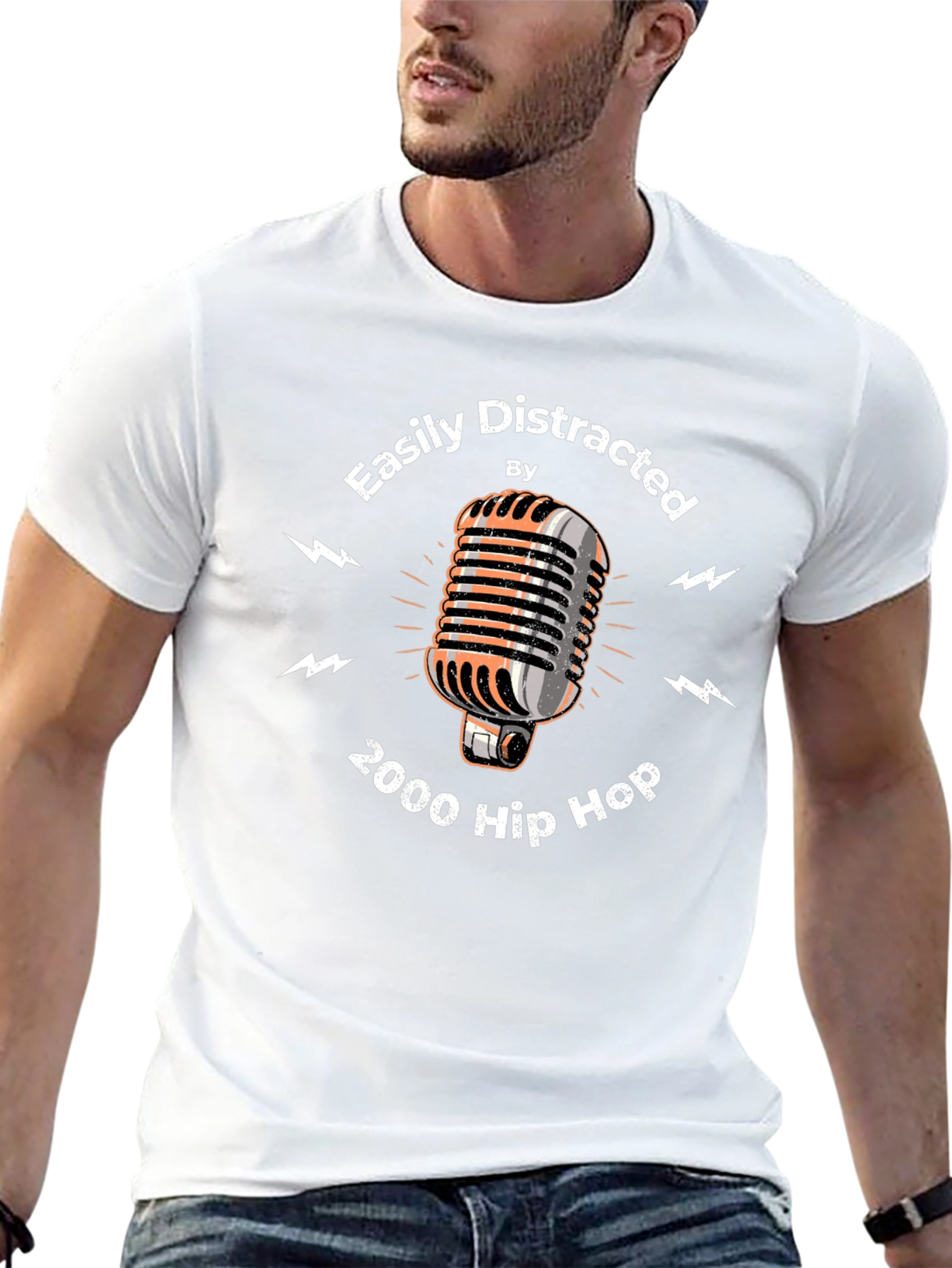 Easily Distracted By 2000s Hip Hop T-Shirt