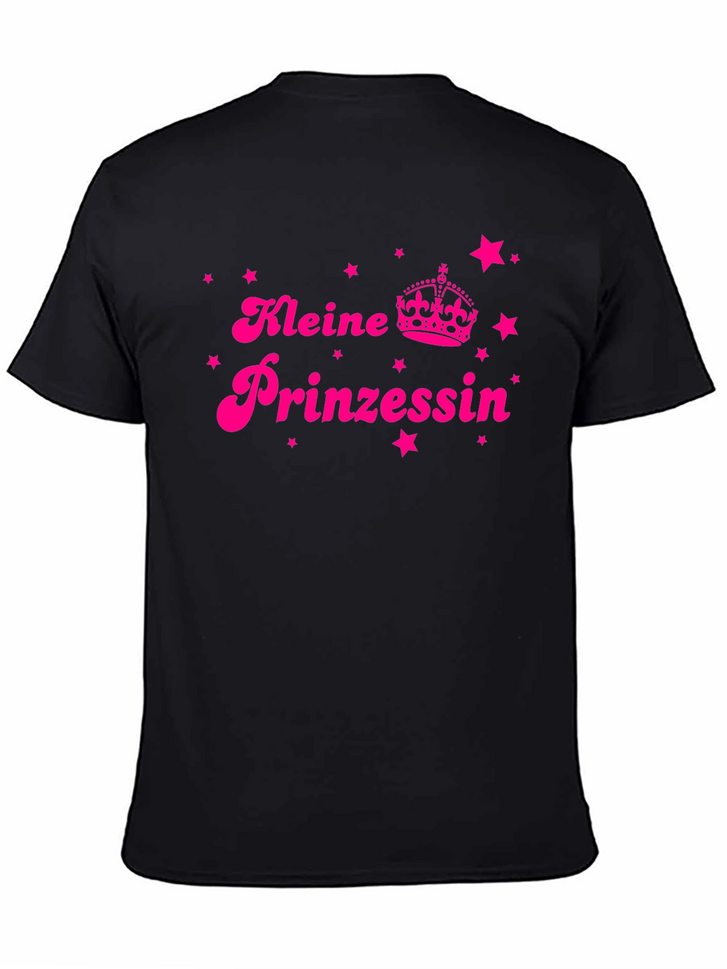 Kleine Prinzessin Black T-Shirt - Cute German Princess Design