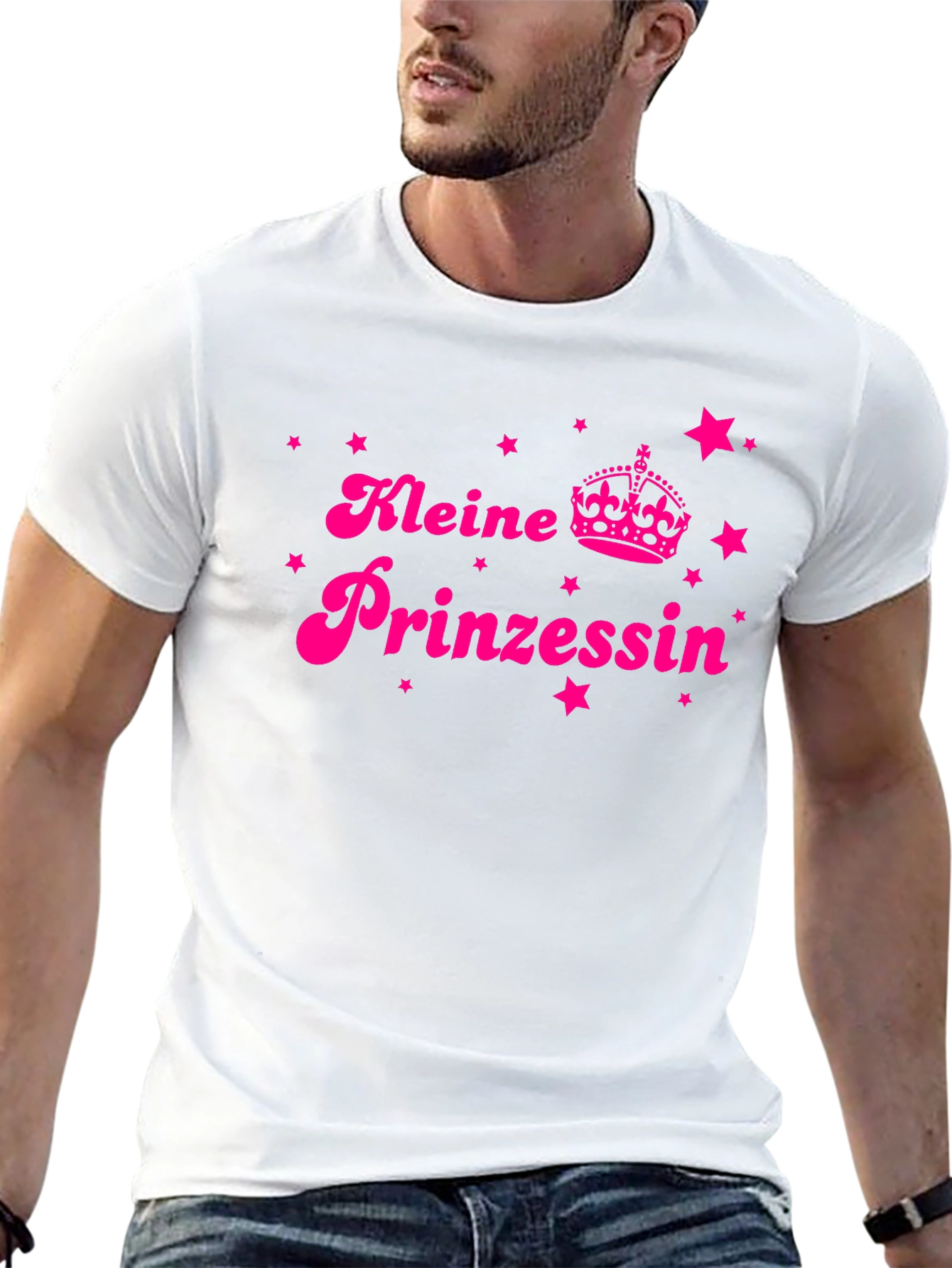 Kleine Prinzessin Black T-Shirt - Cute German Princess Design
