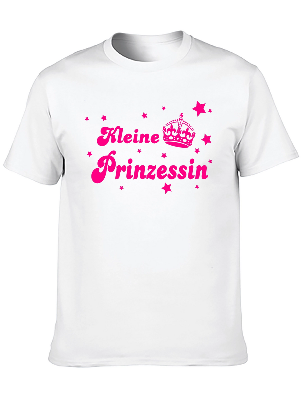 Kleine Prinzessin Black T-Shirt - Cute German Princess Design