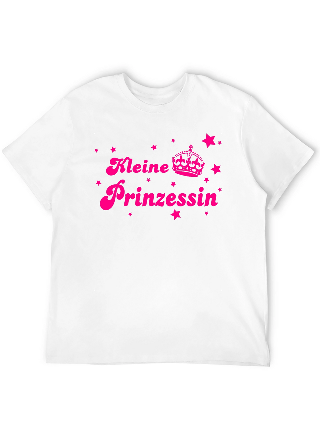 Kleine Prinzessin Black T-Shirt - Cute German Princess Design
