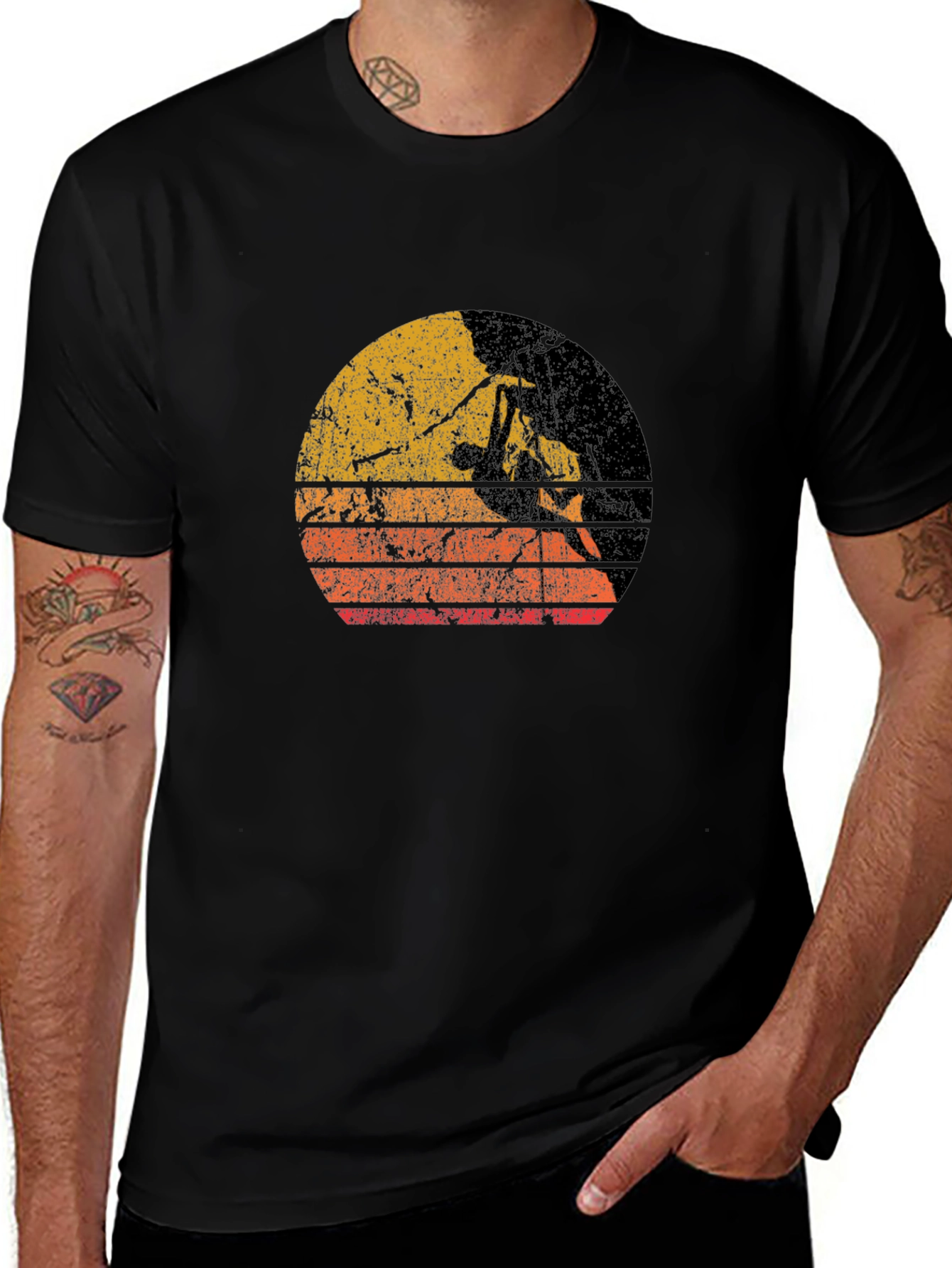 Retro Rock Climbing T-Shirt - Vintage Style Tee