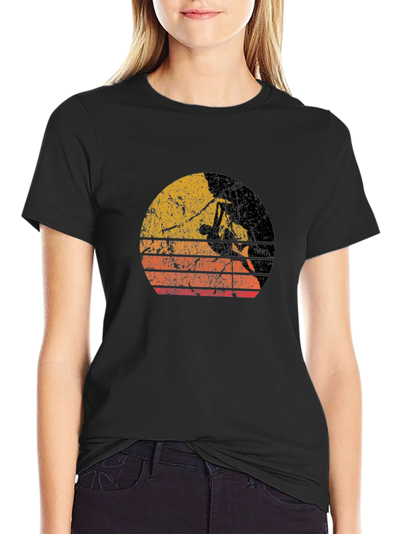Retro Rock Climbing T-Shirt - Vintage Style Tee