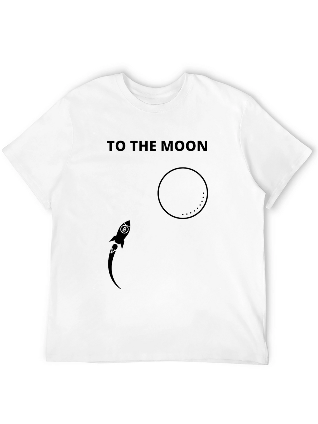 To The Moon Graphic Tee - Crypto Rocket Shirt