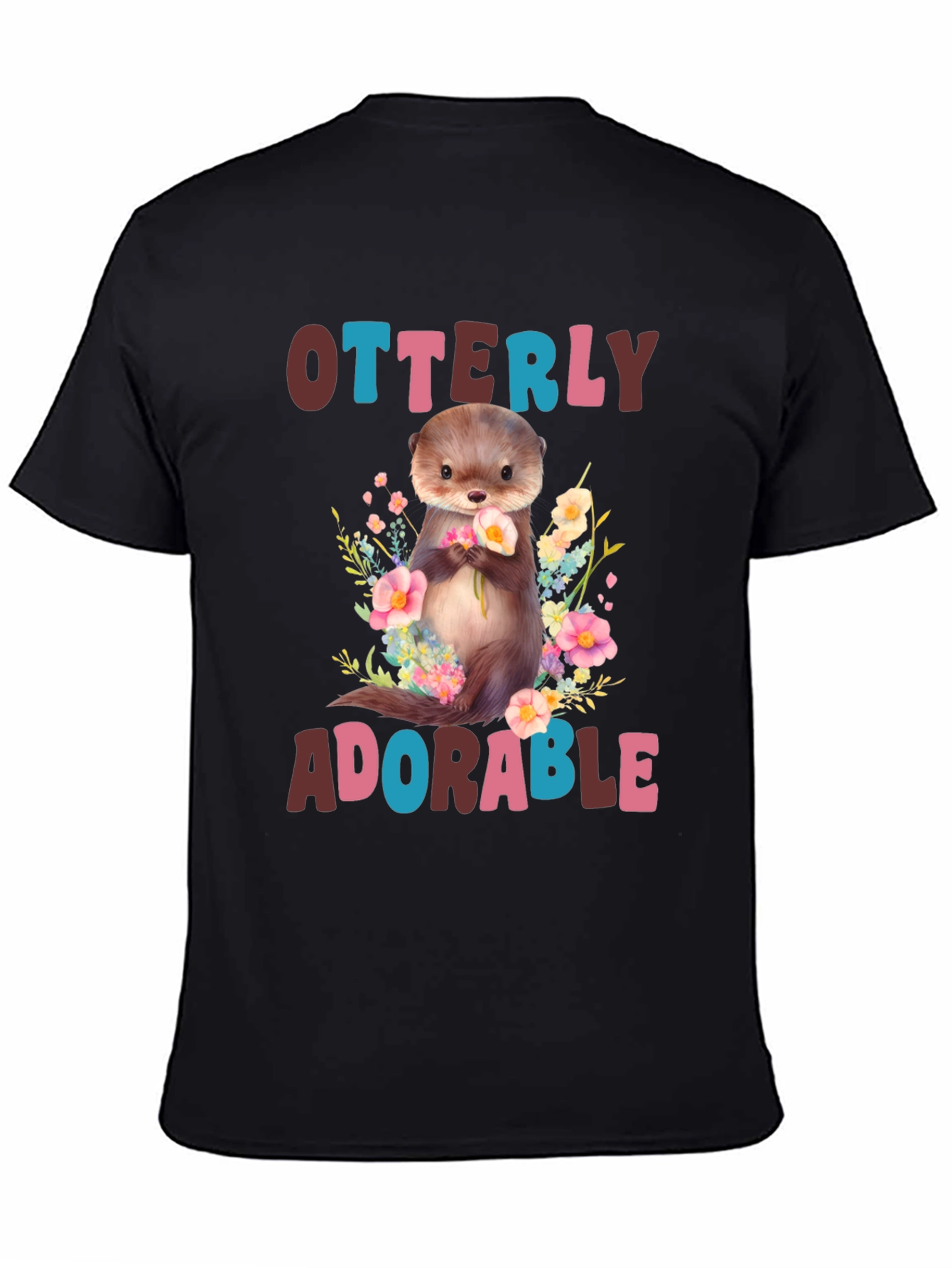 Otterly Adorable Graphic T-Shirt - Cute Animal Tee