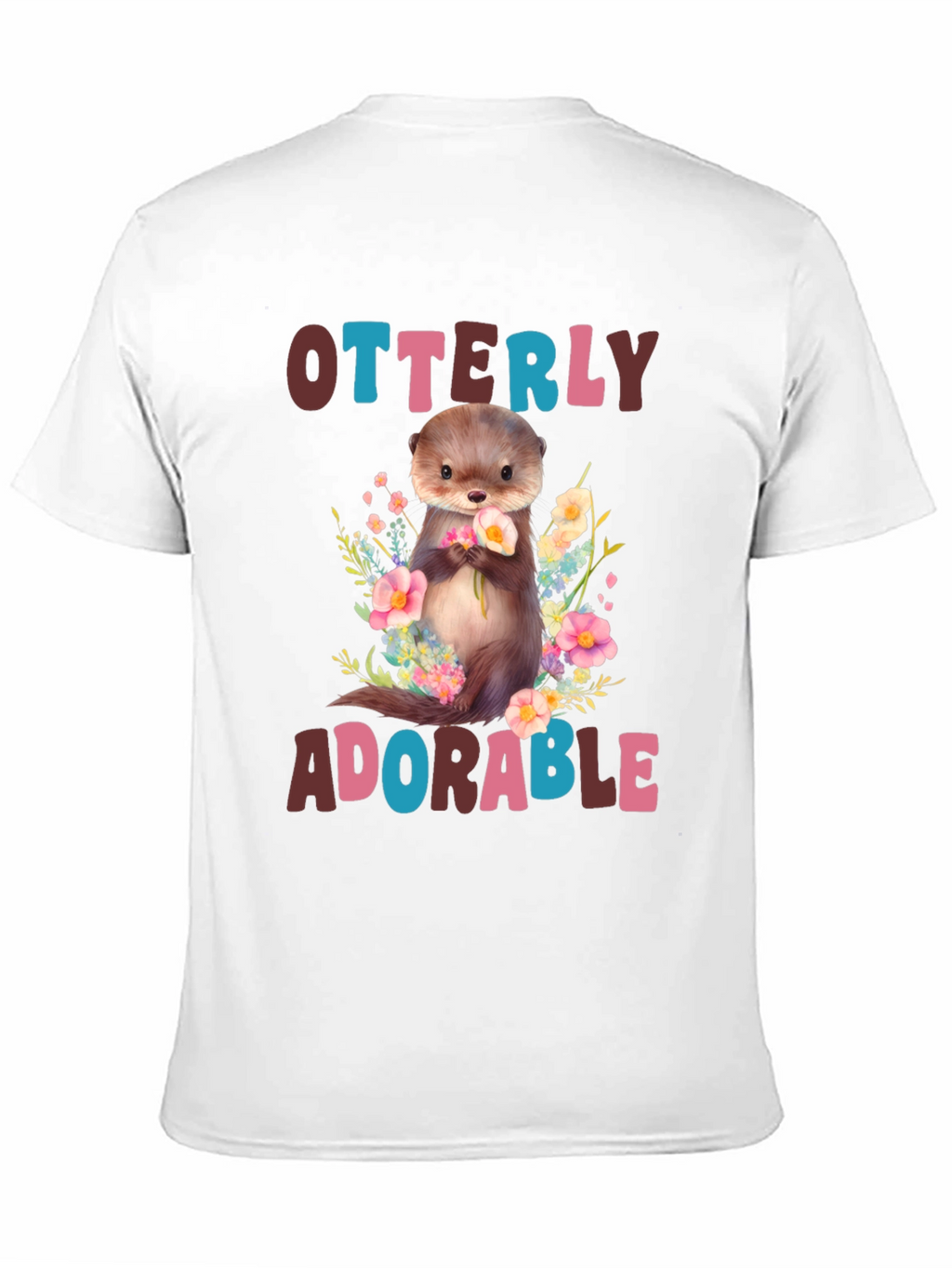 Otterly Adorable Graphic T-Shirt - Cute Animal Tee