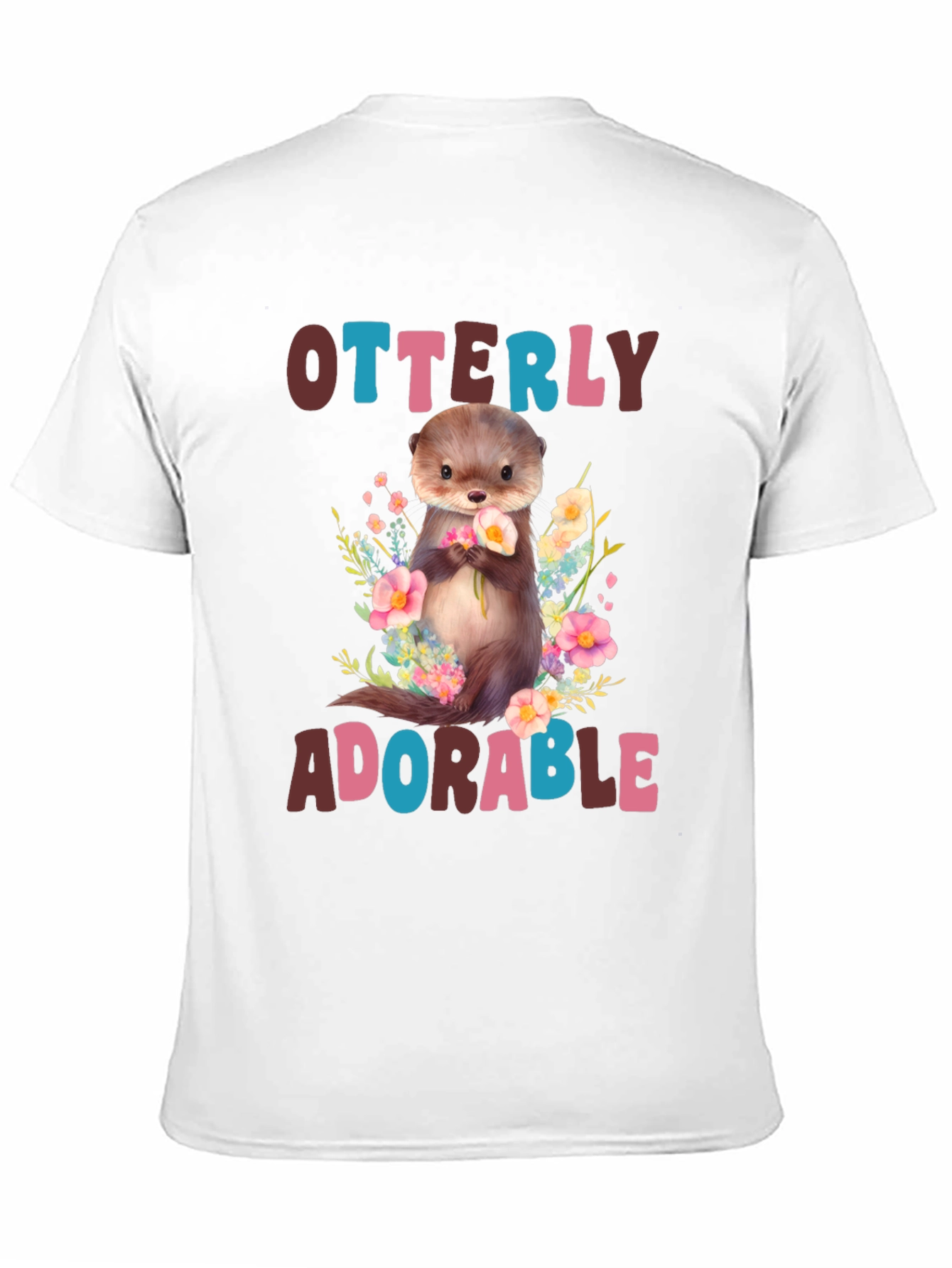 Otterly Adorable Graphic T-Shirt - Cute Animal Tee