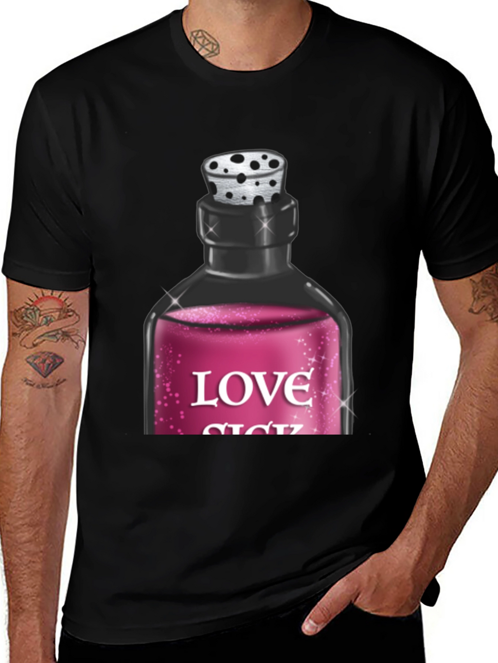 Love Sick Graphic Tee - Quirky Fashion