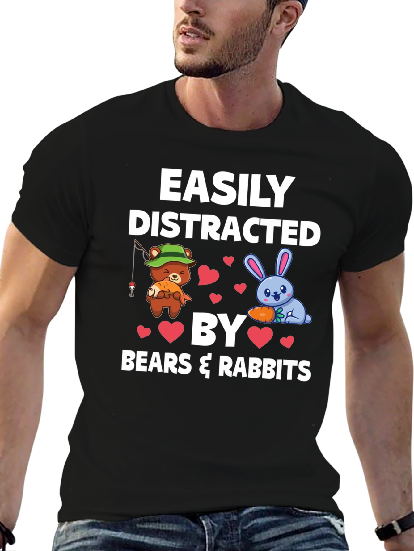 Easily Distracted by Bears & Rabbits T-Shirt