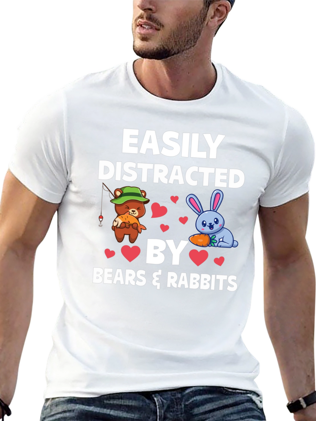 Easily Distracted by Bears & Rabbits T-Shirt