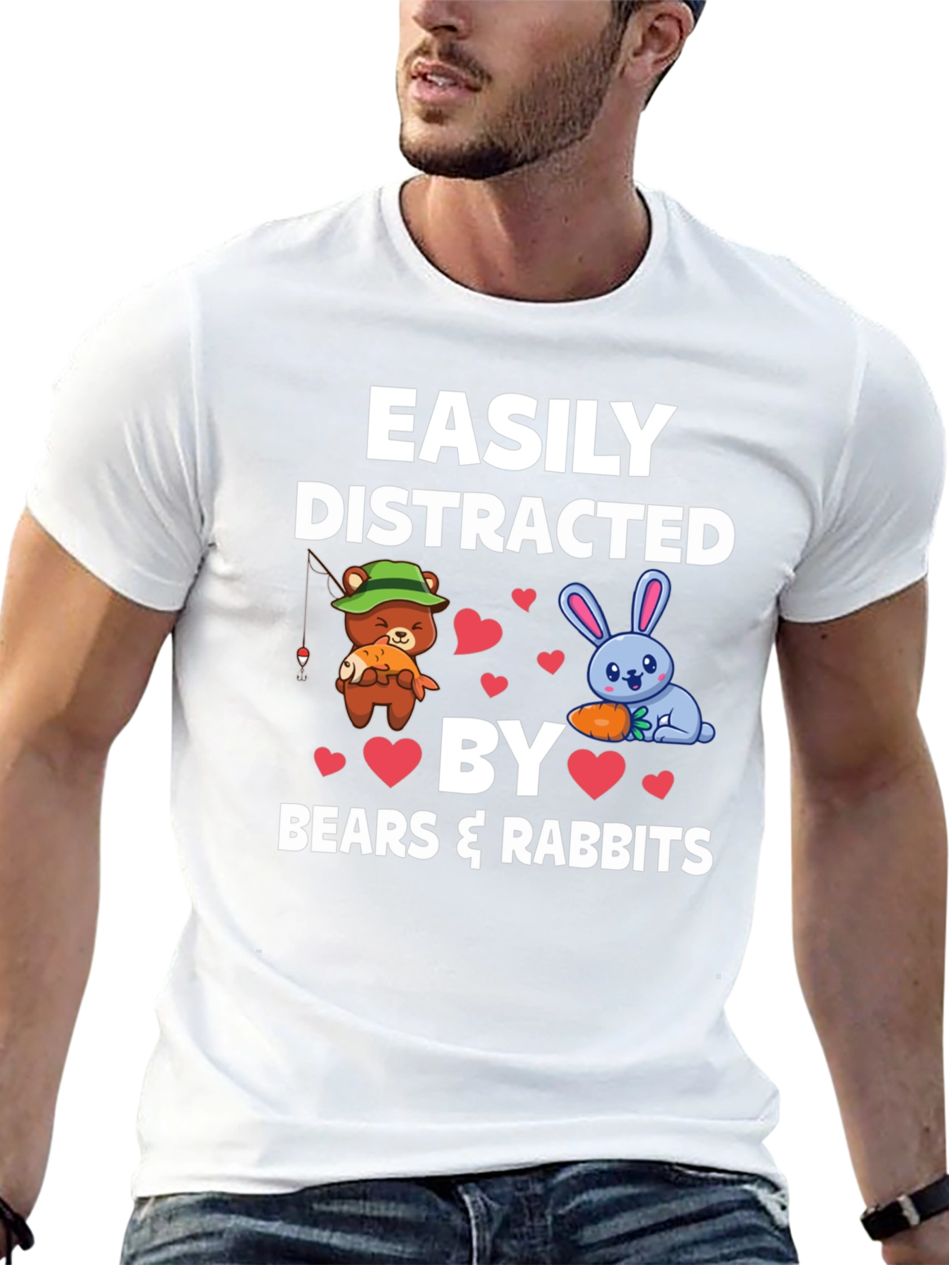 Easily Distracted by Bears & Rabbits T-Shirt