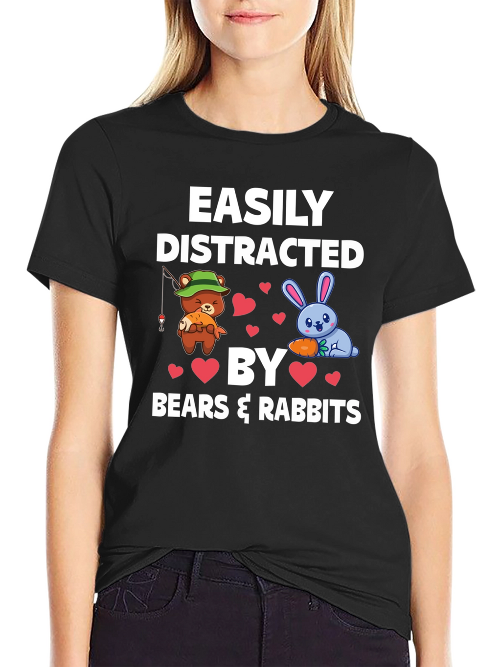 Easily Distracted by Bears & Rabbits T-Shirt