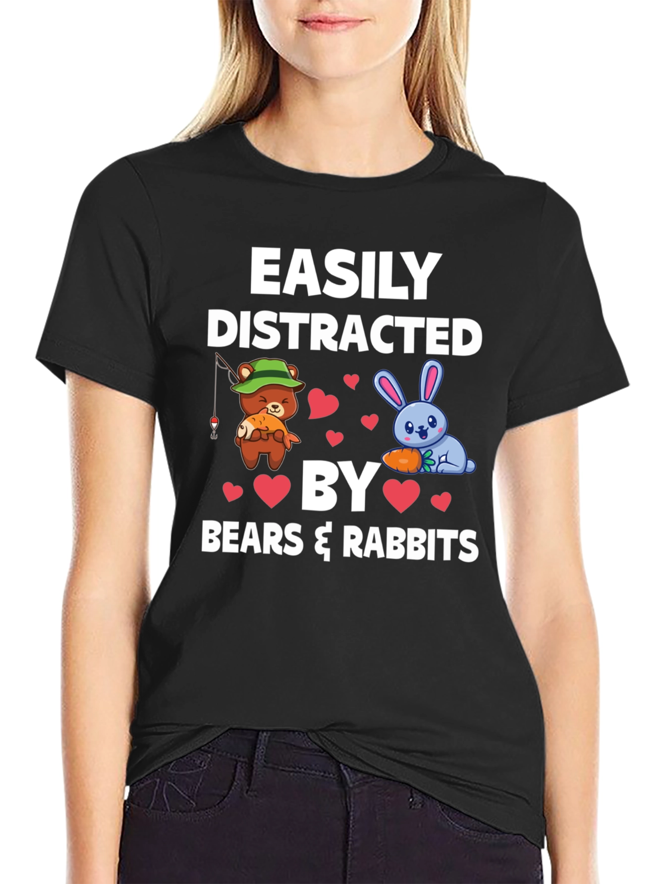 Easily Distracted by Bears & Rabbits T-Shirt
