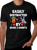 Easily Distracted by Bears & Rabbits T-Shirt