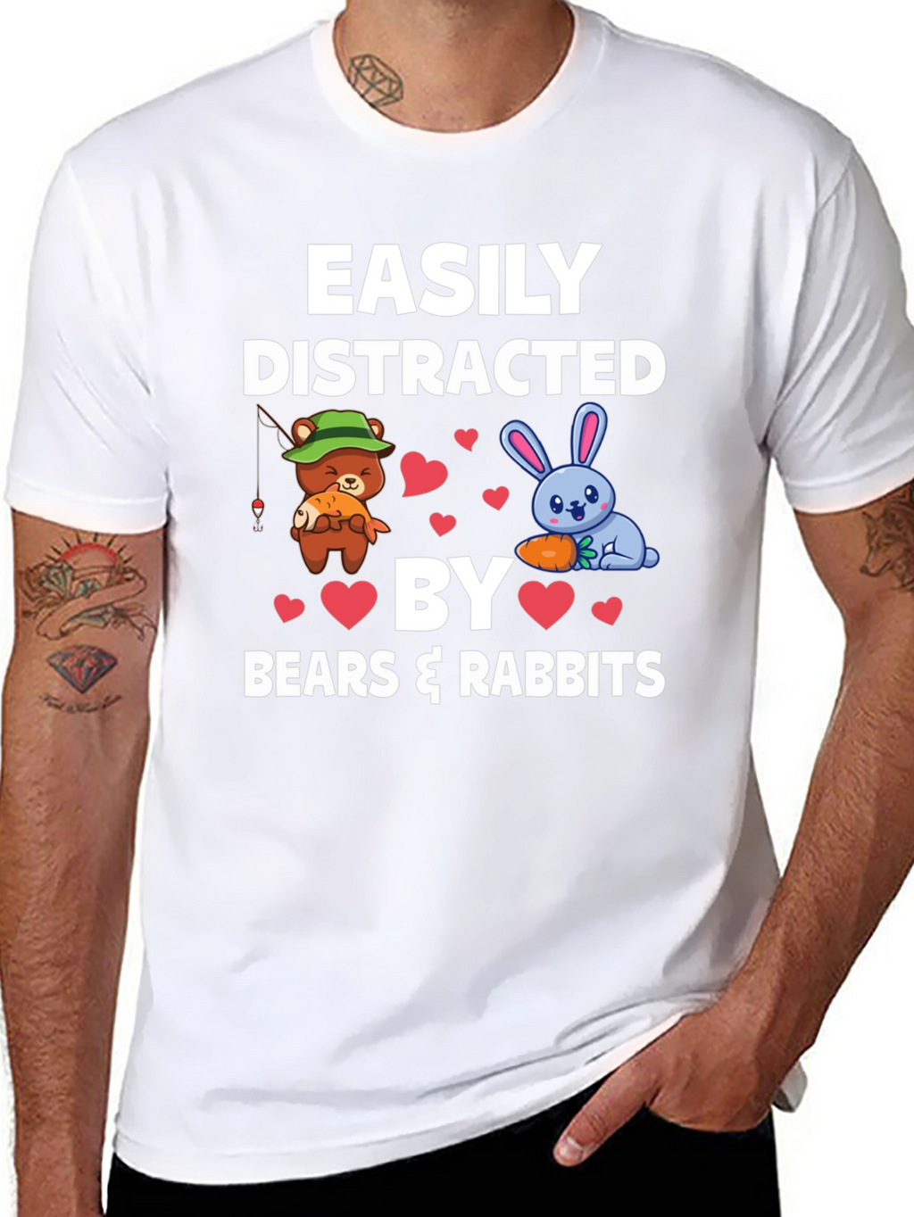 Easily Distracted by Bears & Rabbits T-Shirt