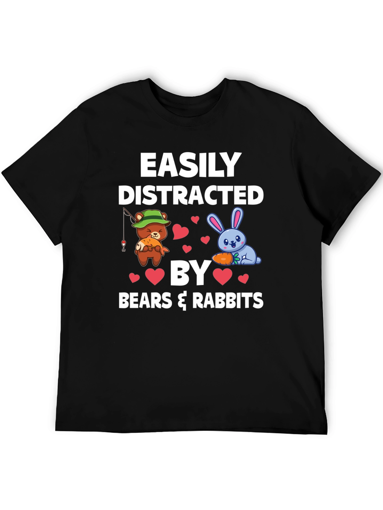 Easily Distracted by Bears & Rabbits T-Shirt