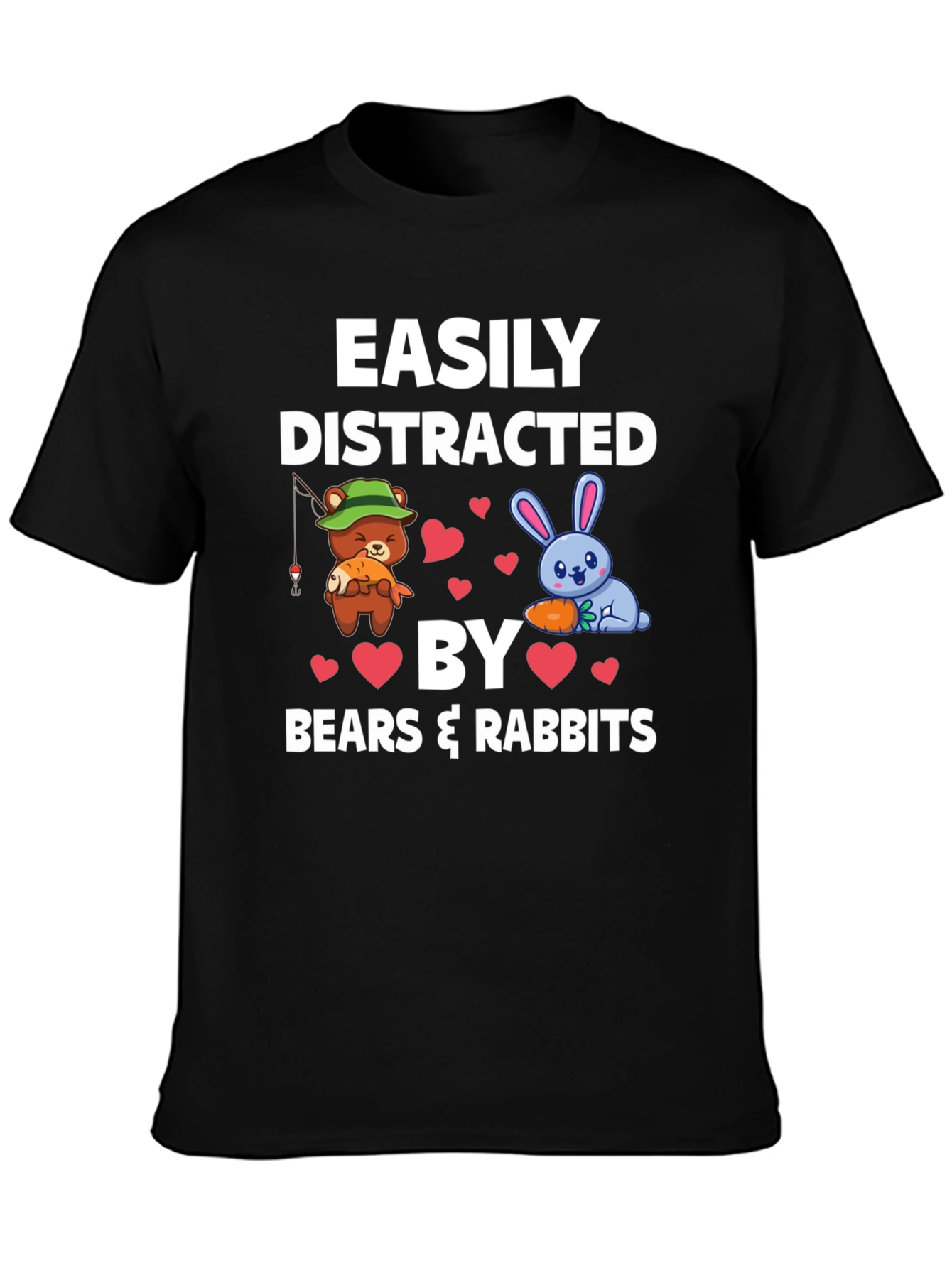 Easily Distracted by Bears & Rabbits T-Shirt