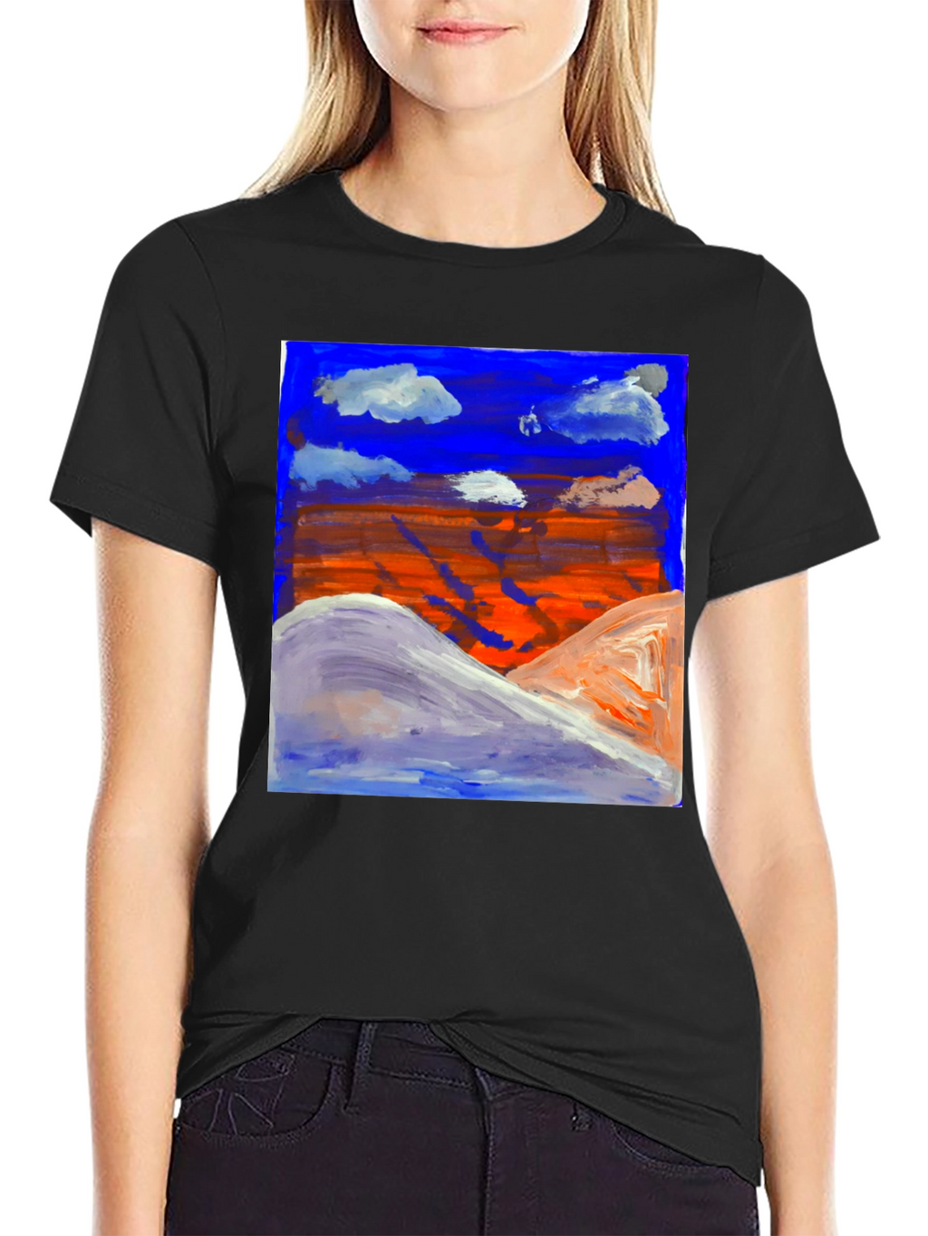 Artistic Landscape Graphic Tee