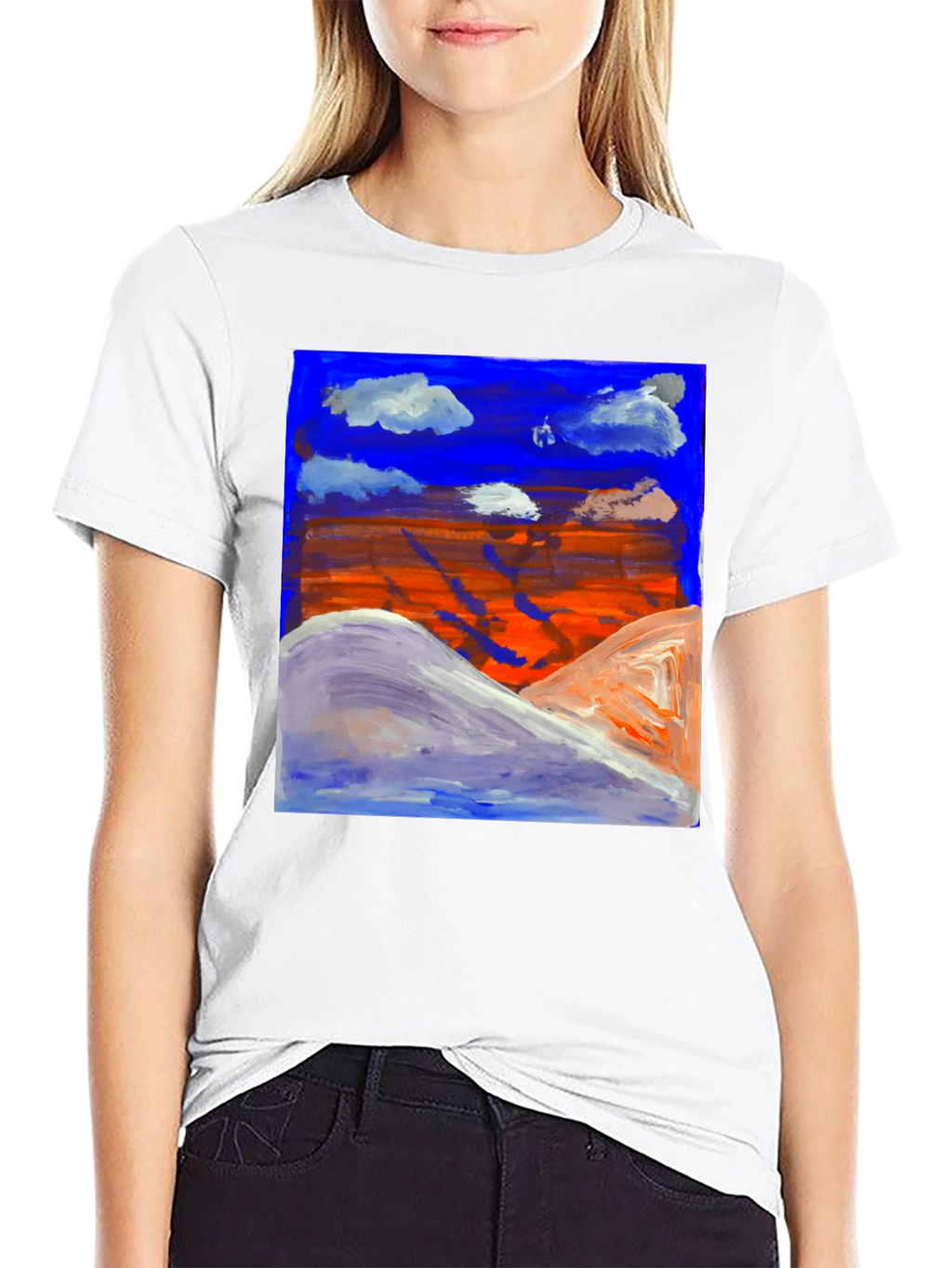 Artistic Landscape Graphic Tee