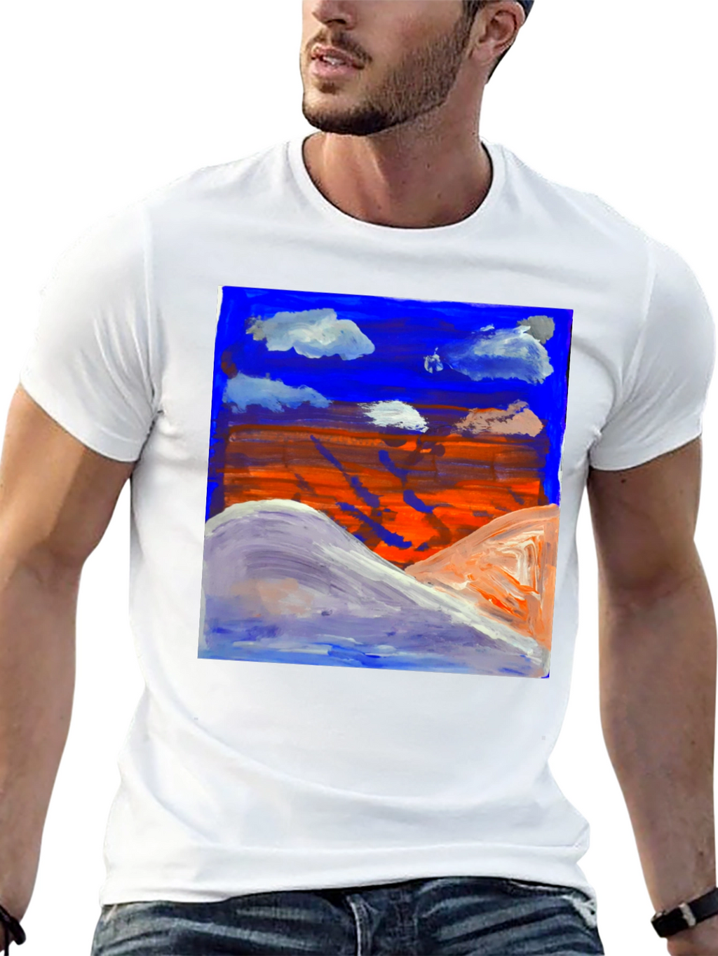 Artistic Landscape Graphic Tee