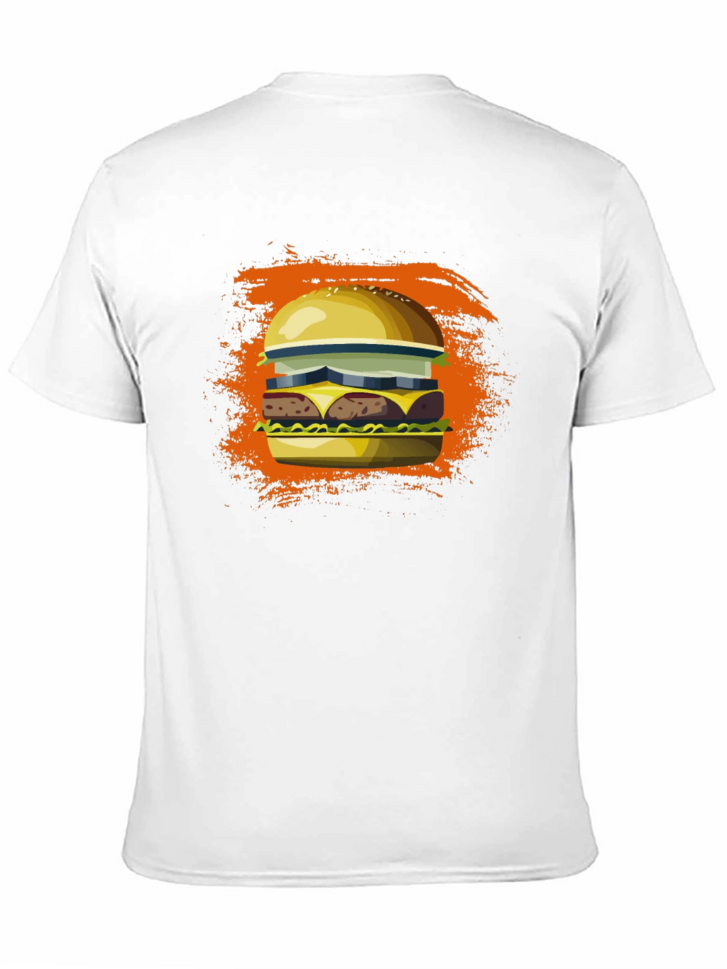 Burger Graphic Tee - Unisex Cotton T-Shirt