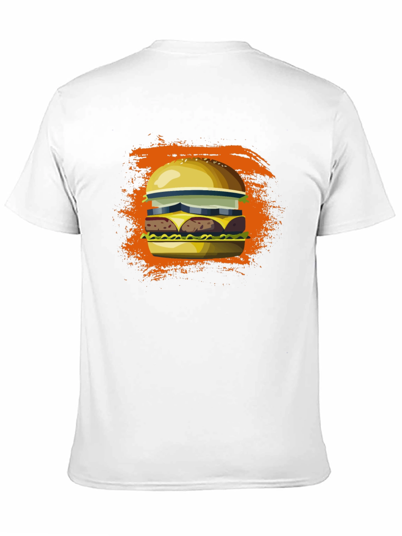 Burger Graphic Tee - Unisex Cotton T-Shirt