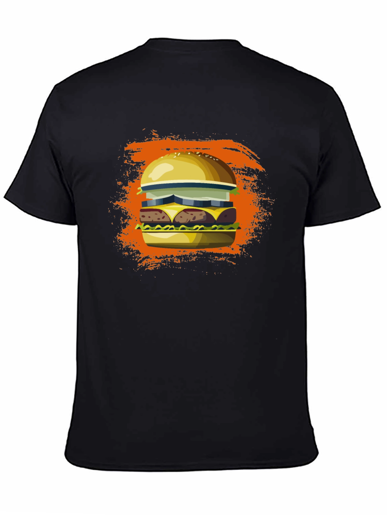 Burger Graphic Tee - Unisex Cotton T-Shirt