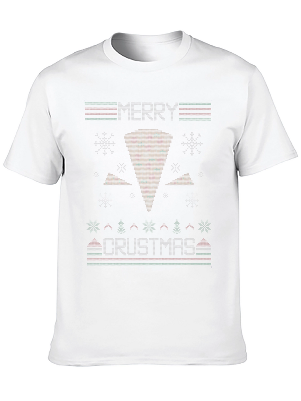 Merry Crustmas Pizza Ugly Christmas Sweater T-Shirt