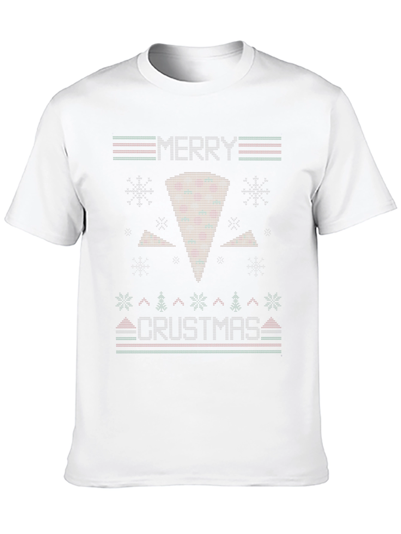 Merry Crustmas Pizza Ugly Christmas Sweater T-Shirt