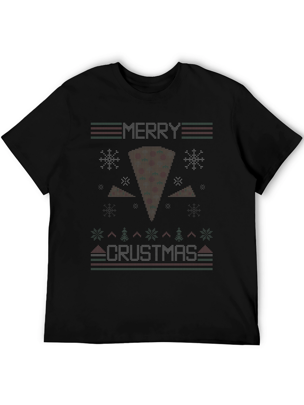Merry Crustmas Pizza Ugly Christmas Sweater T-Shirt