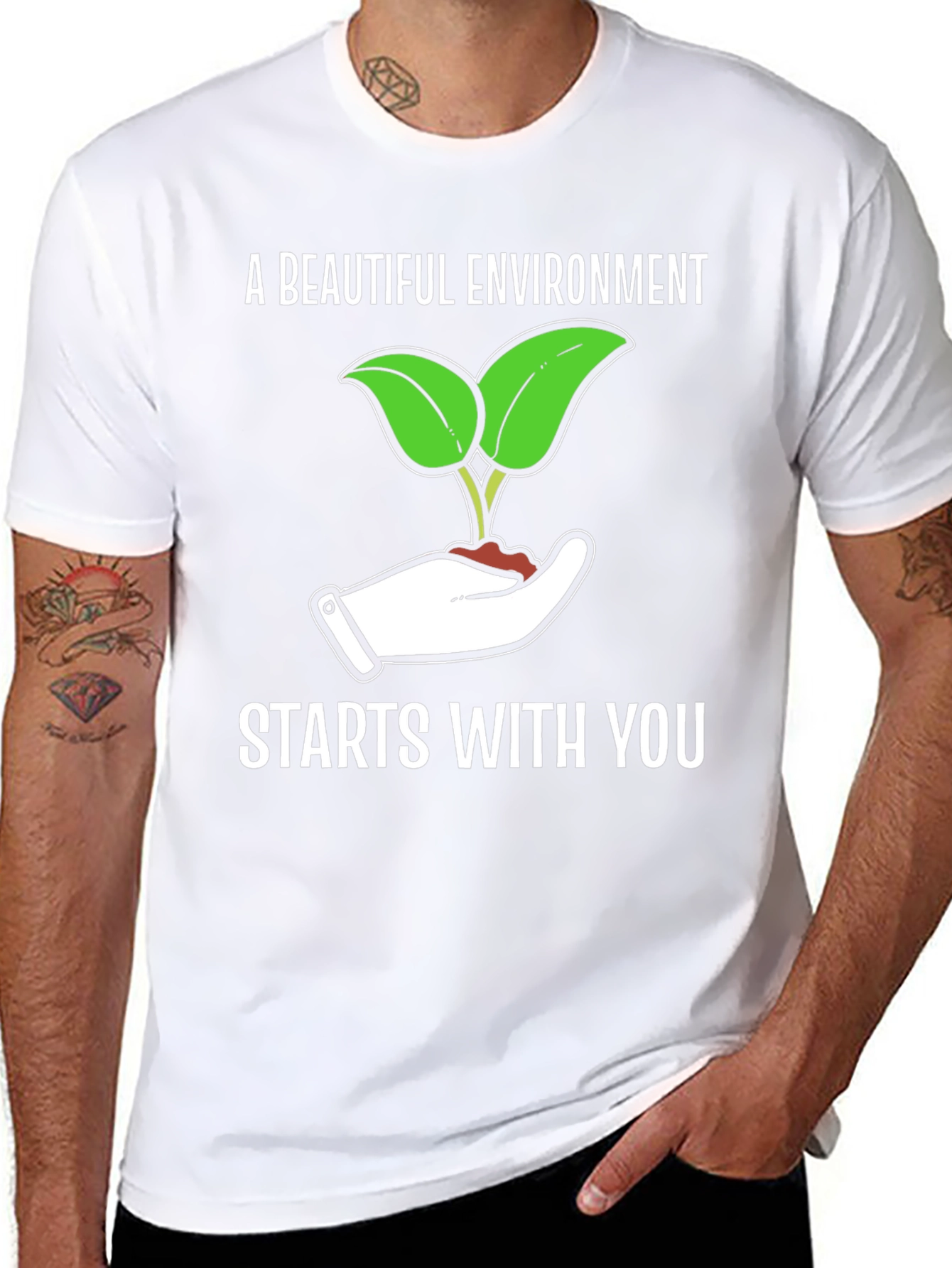 Eco-Friendly T-Shirt: A Beautiful Environment Starts With You