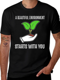 Eco-Friendly T-Shirt: A Beautiful Environment Starts With You