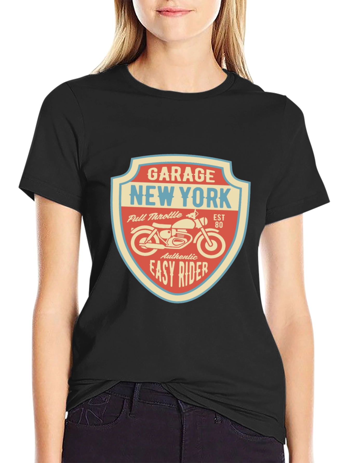 Garage New York Motorcycle T-Shirt - Easy Rider Tee