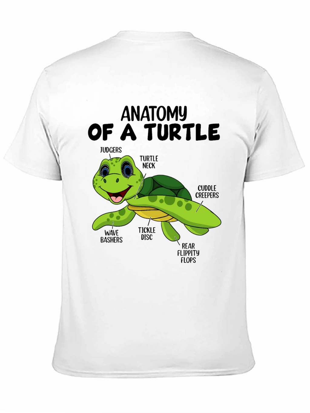 Anatomy of a Turtle Graphic T-Shirt