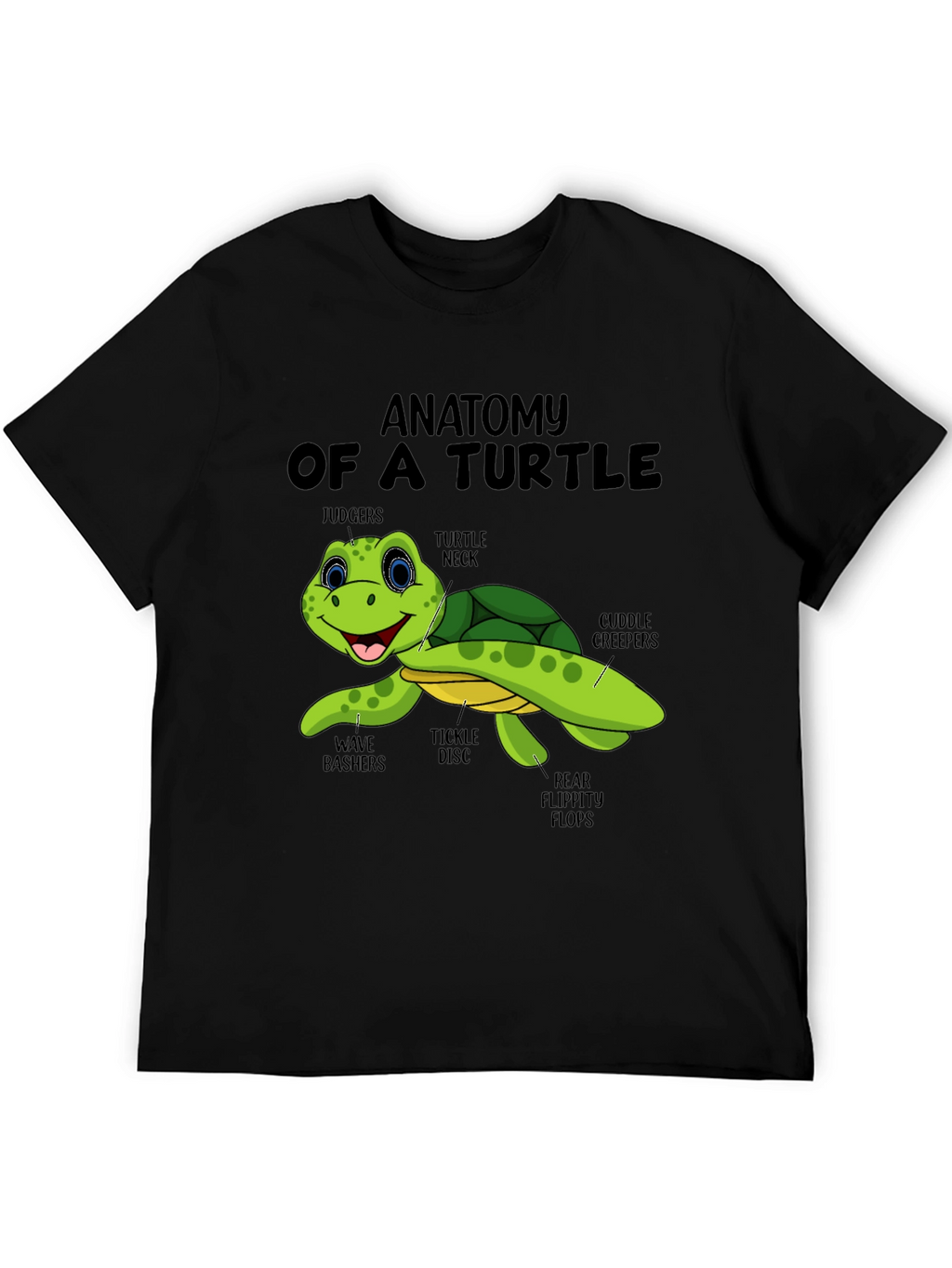 Anatomy of a Turtle Graphic T-Shirt