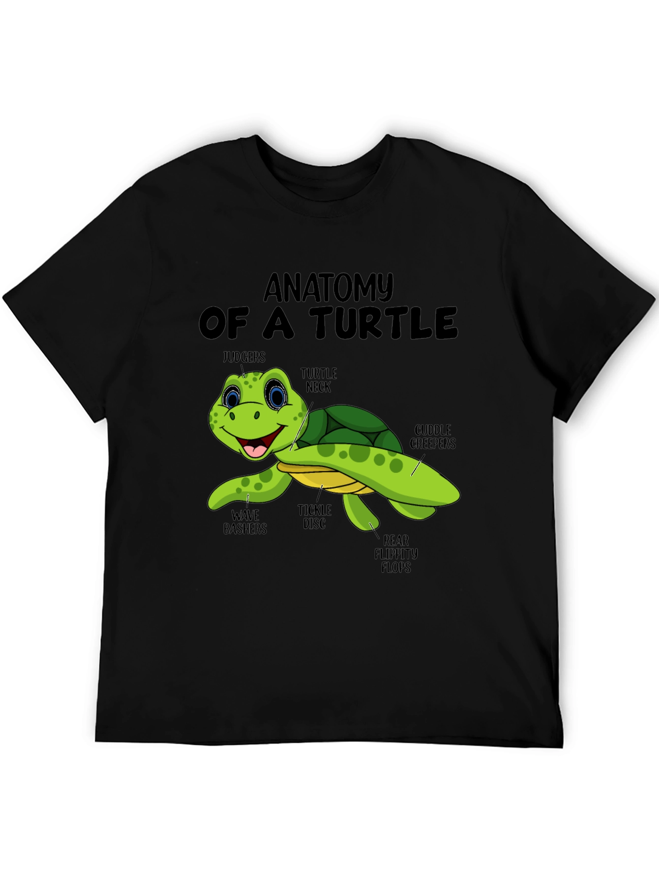 Anatomy of a Turtle Graphic T-Shirt