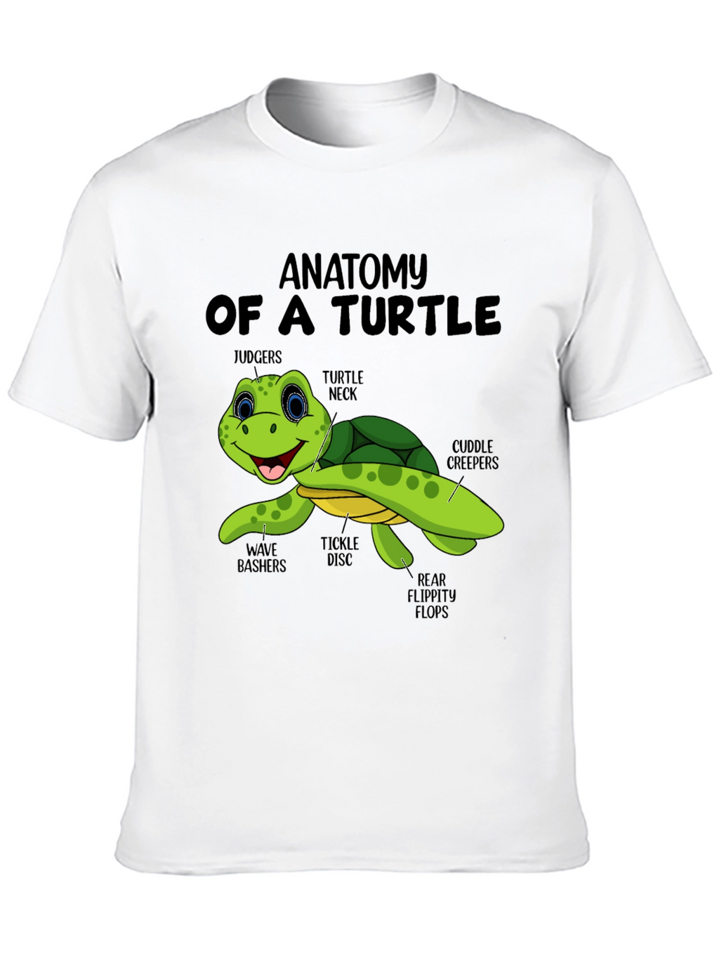 Anatomy of a Turtle Graphic T-Shirt