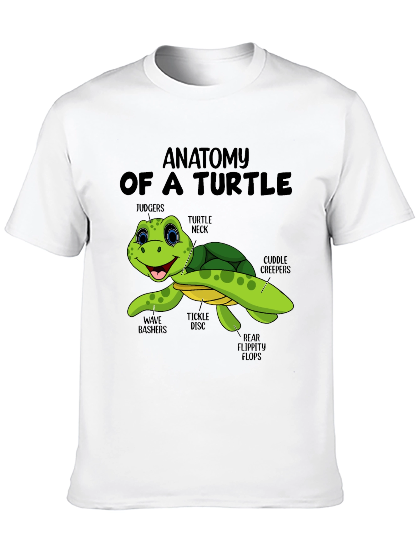 Anatomy of a Turtle Graphic T-Shirt