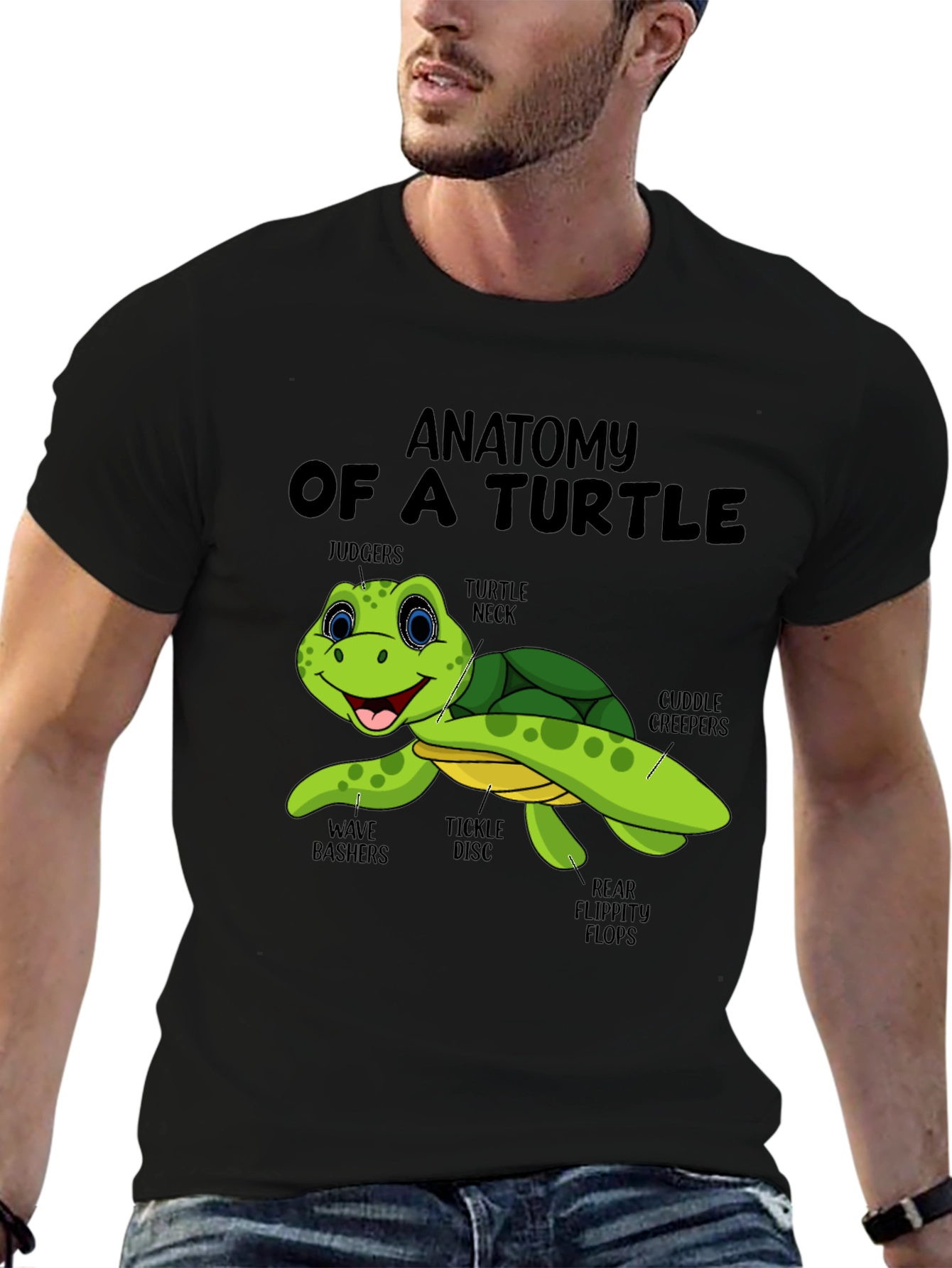 Anatomy of a Turtle Graphic T-Shirt