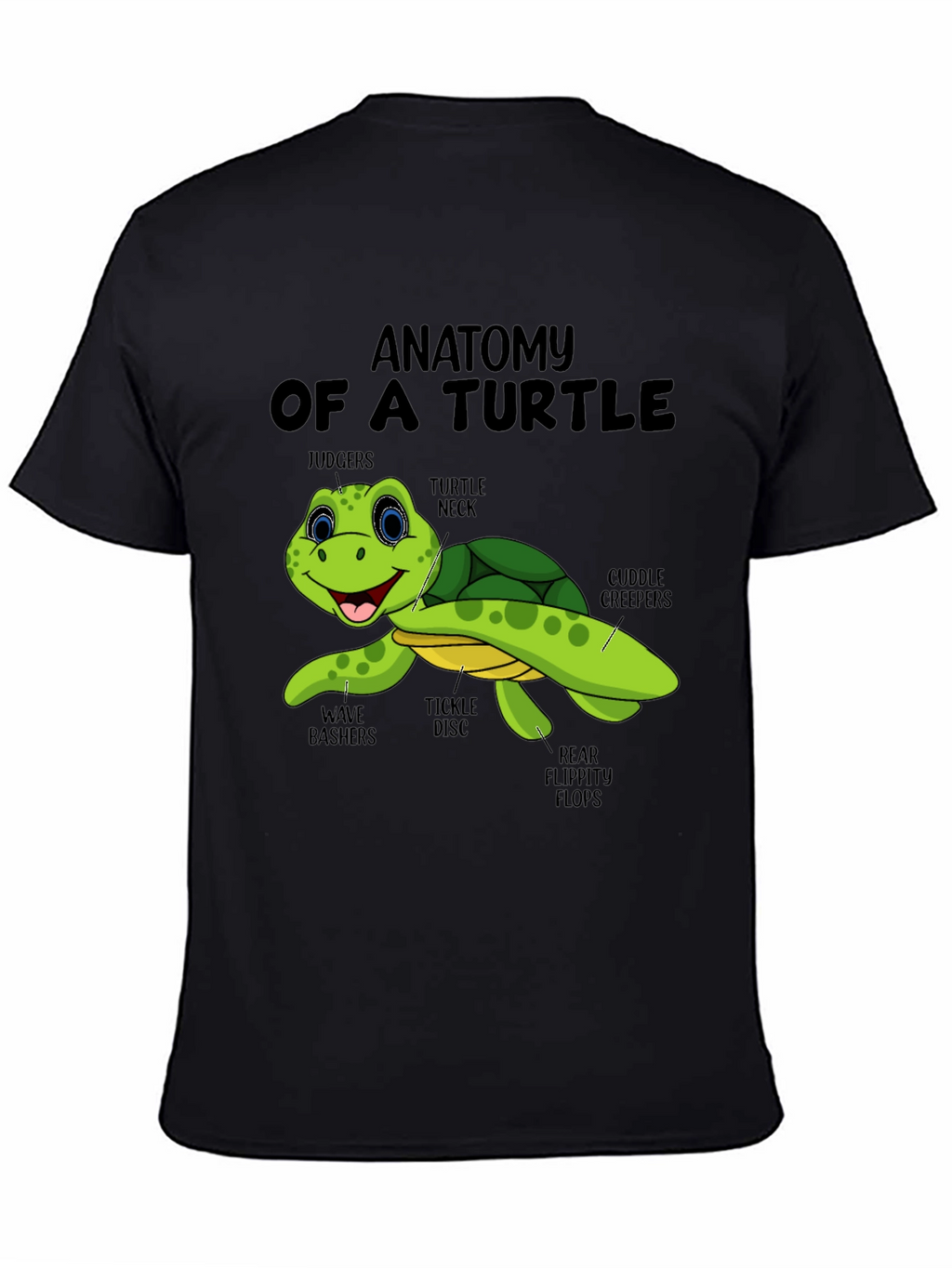 Anatomy of a Turtle Graphic T-Shirt