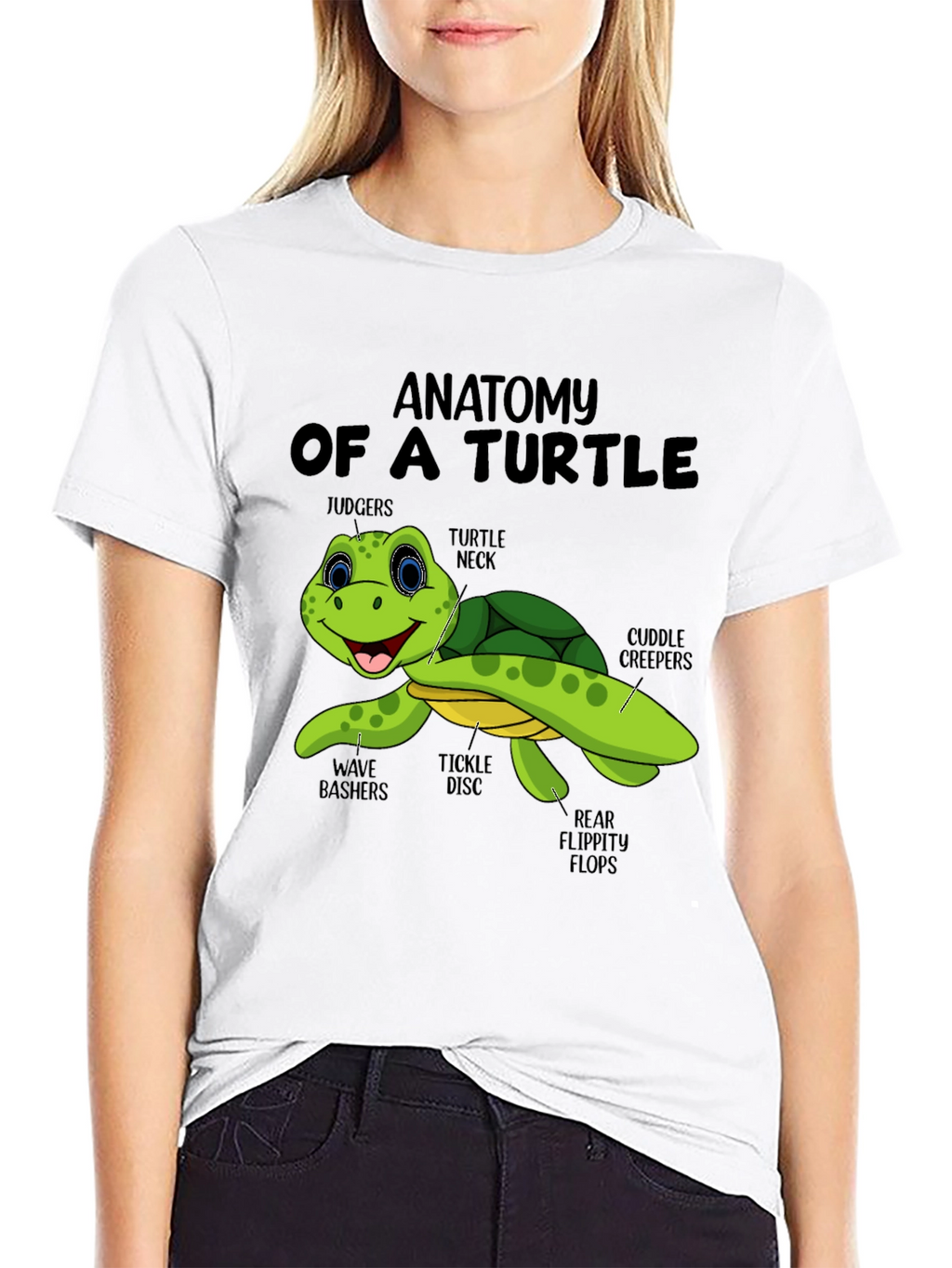 Anatomy of a Turtle Graphic T-Shirt