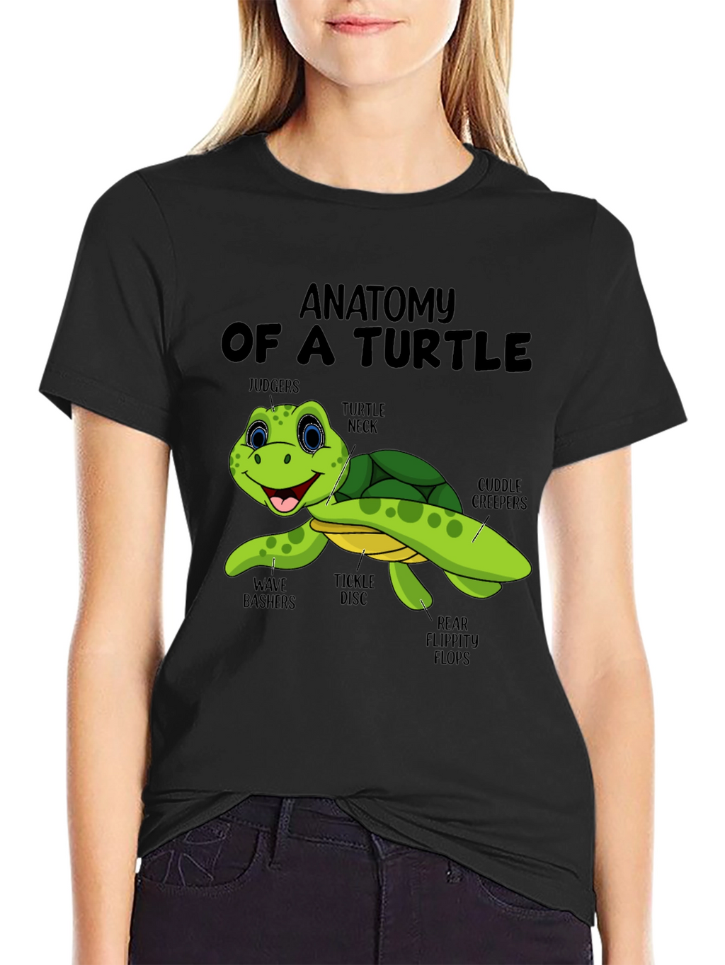 Anatomy of a Turtle Graphic T-Shirt