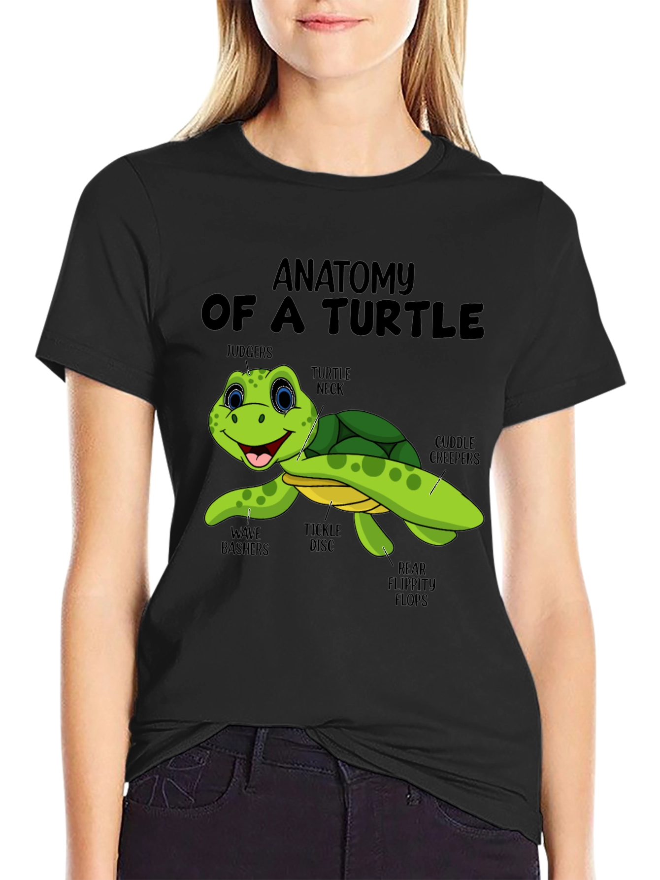 Anatomy of a Turtle Graphic T-Shirt