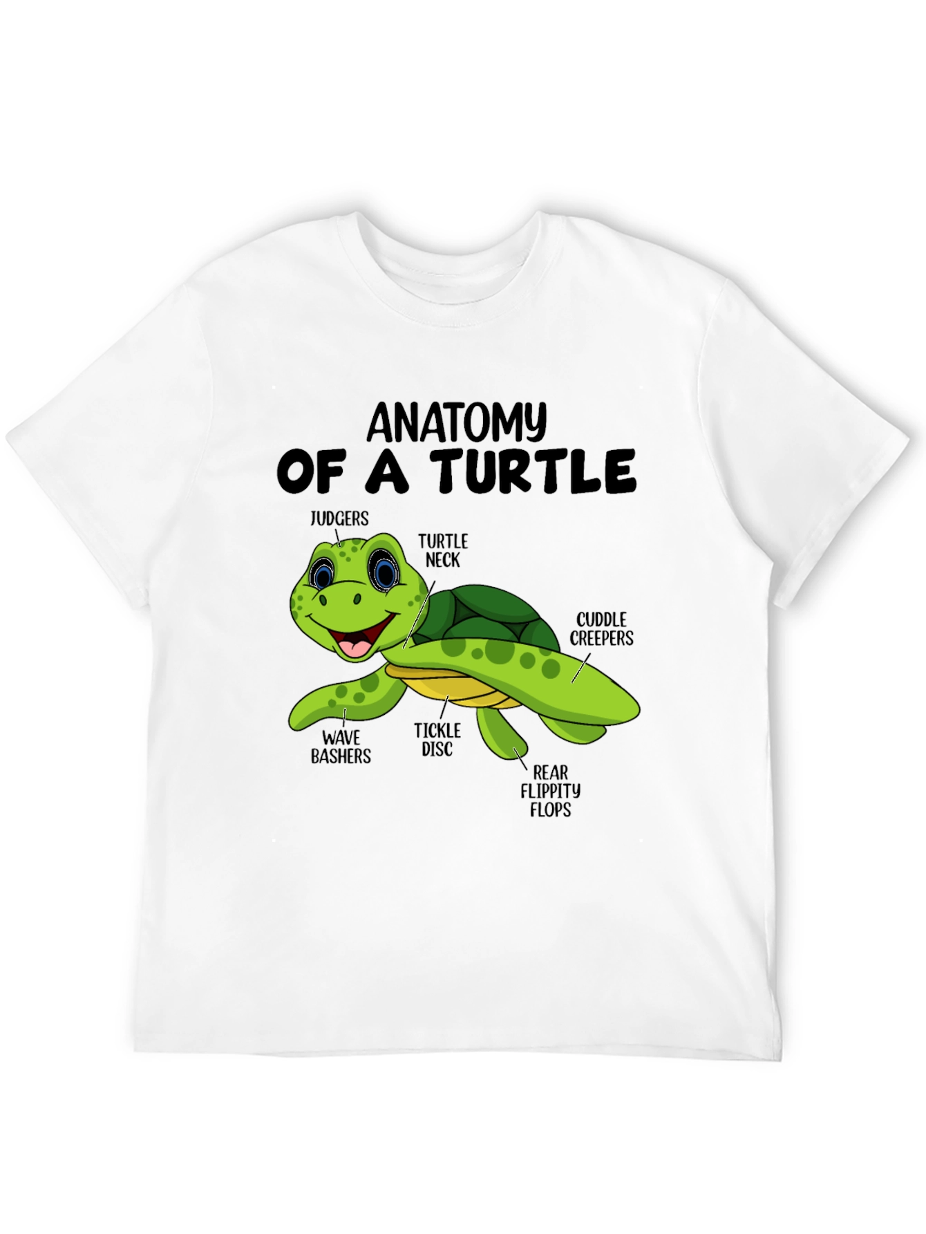Anatomy of a Turtle Graphic T-Shirt