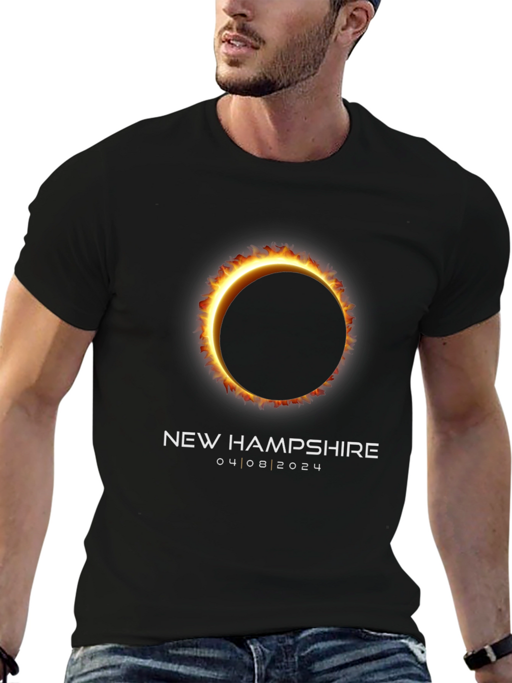 New Hampshire Solar Eclipse 2024 T-Shirt