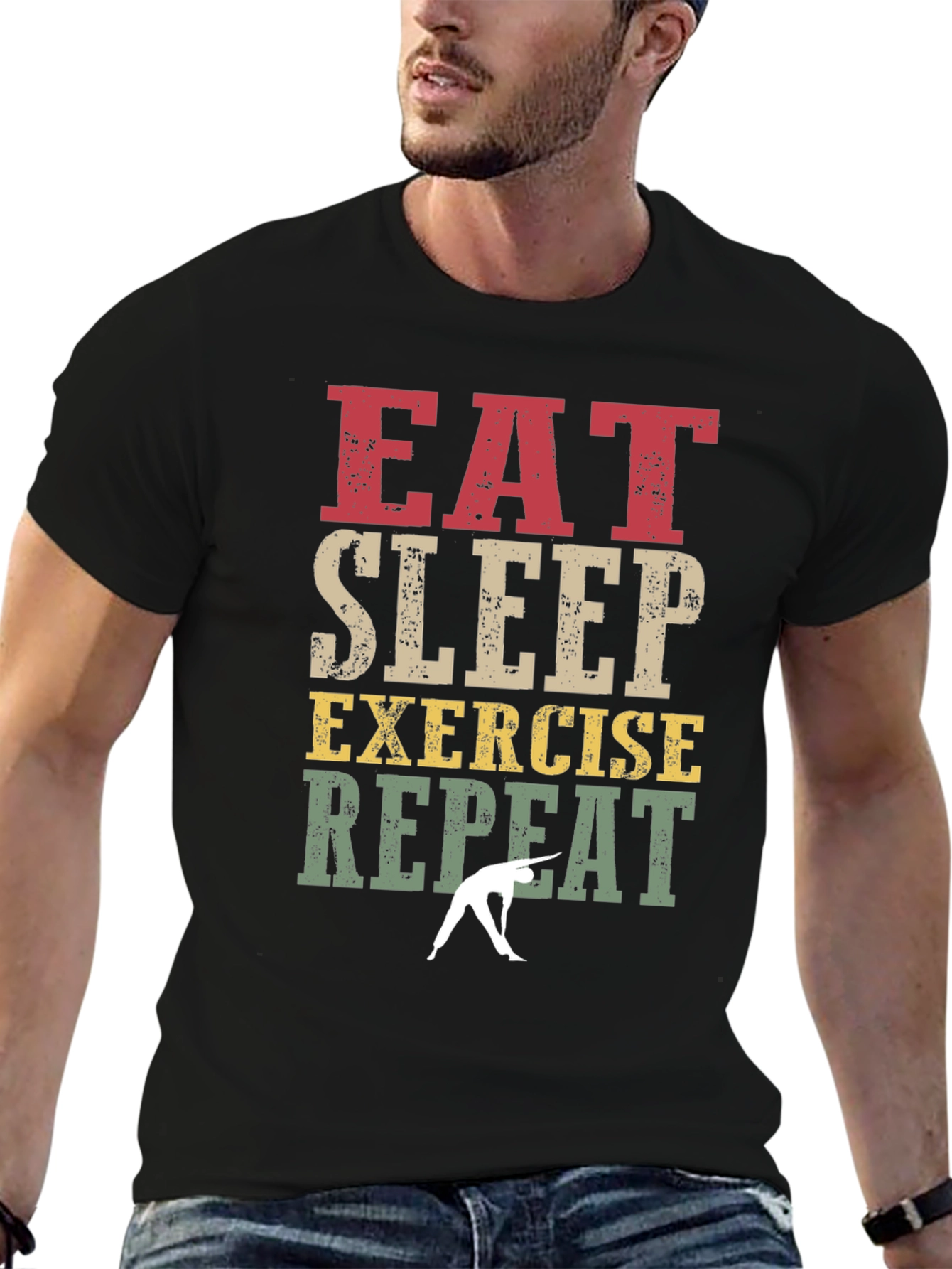 Eat Sleep Exercise Repeat T-Shirt