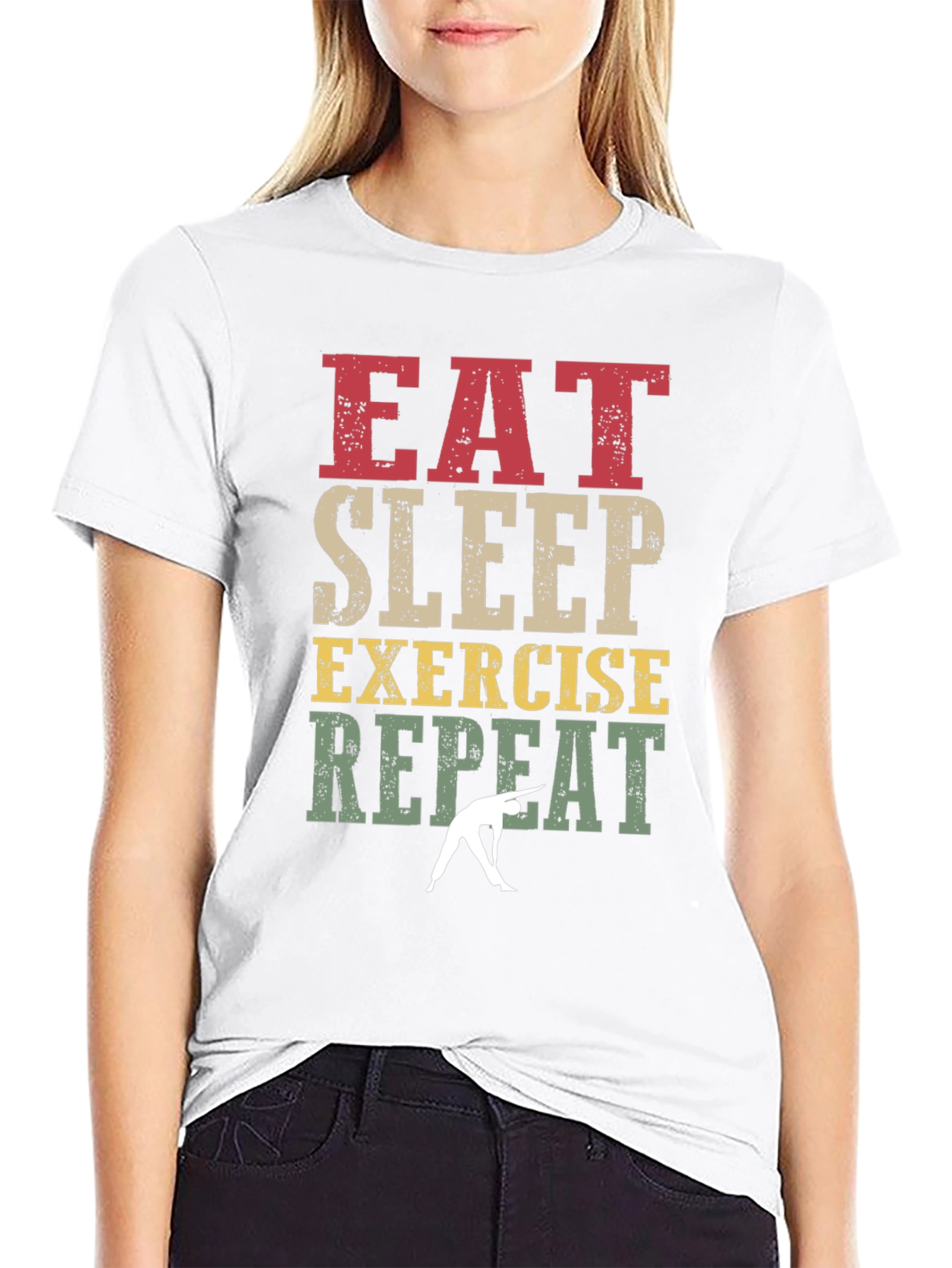 Eat Sleep Exercise Repeat T-Shirt
