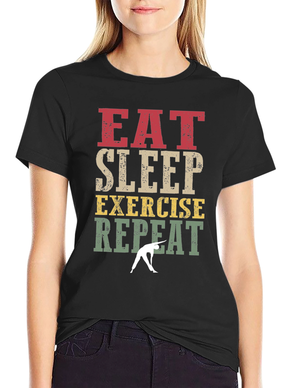Eat Sleep Exercise Repeat T-Shirt