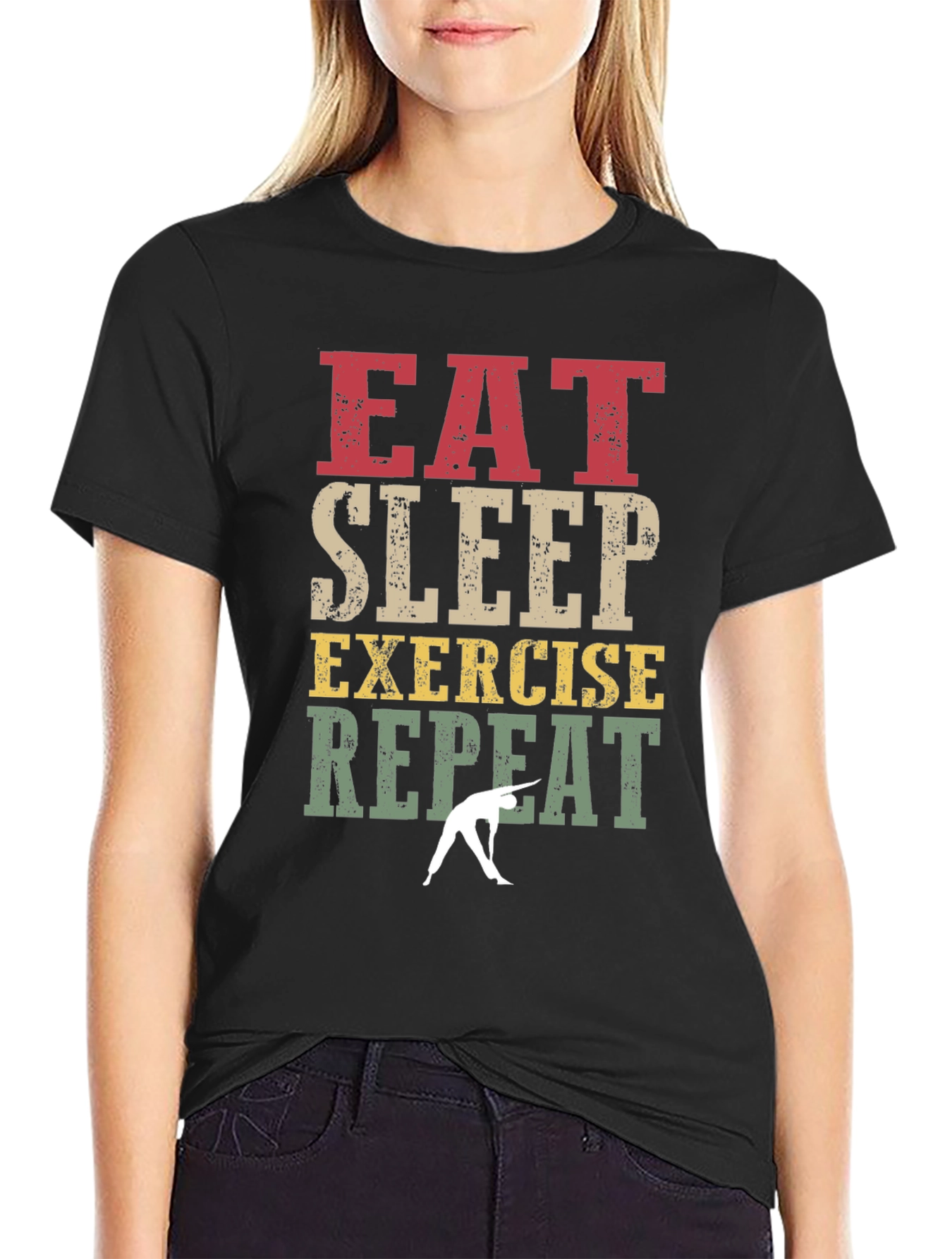 Eat Sleep Exercise Repeat T-Shirt